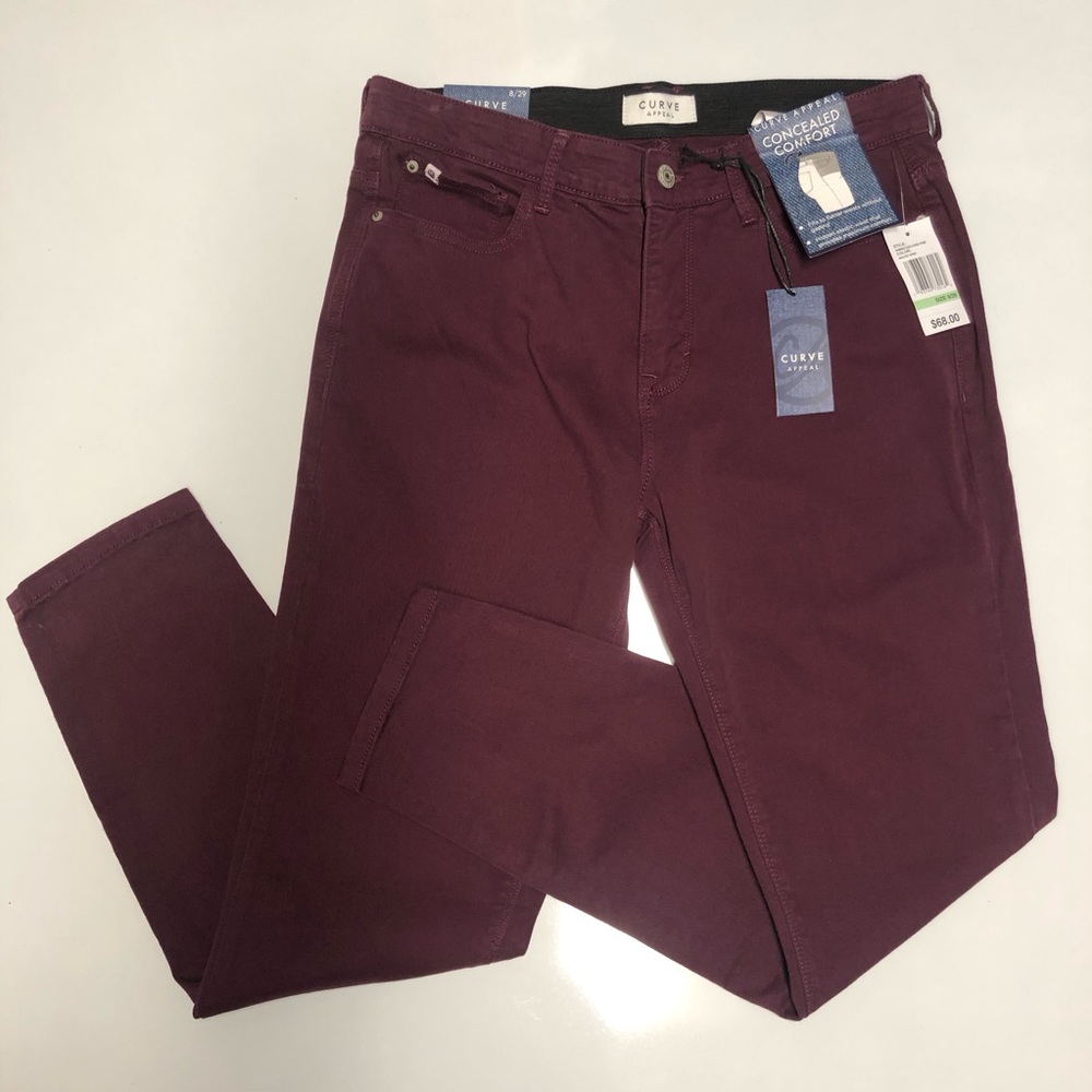 Curve Appeal. High rise confort waist skinny Jeans size 8/29